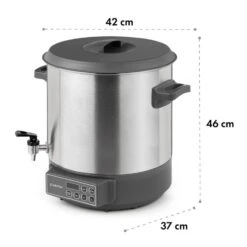 Lady Marmalade Einkochautomat Getränkespender 27L 100°C 12h Edelstahl -Klarstein 10033825 yy 0010 logo Klarstein Lady Marmalade Einkochautomat