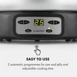 Jam Session Marmeladen- Und Geleekocher 1000W 2 Automatikprogramme -Klarstein 10034109 yy 0004 logo Klarstein Jam Session Marmeladen und Geleekocher