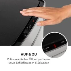 Touchless Müllsammler Sensor 72L 4 Behälter ABS PP Edelstahl Gebürstet -Klarstein 10034128 de 0007 logo