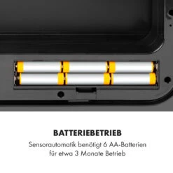 Touchless Müllsammler Sensor 72L 4 Behälter ABS PP Edelstahl Gebürstet -Klarstein 10034128 de 0009 logo