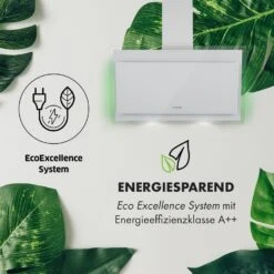 Mirage 90 Dunstabzugshaube 550 M³/h Touch-Panel Ambient EEC A++ Weiß -Klarstein 10034152 de 0004 logo