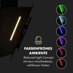 Mirage 90 Dunstabzugshaube 550 M³/h Touch-Panel Ambient EEC A++ Weiß -Klarstein 10034152 de 0005 logo