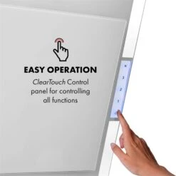 Mirage 90 Dunstabzugshaube 550 M³/h Touch-Panel Ambient EEC A++ Weiß -Klarstein 10034152 yy 0009 logo Klarstein Mirage 90 Dunstabzugshaube 90cm weiss