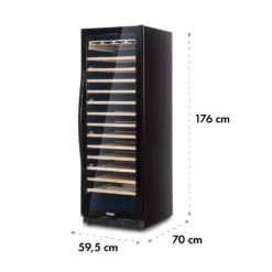 Vinovilla Grande 165 Built-in Uno Onyx Weinkühlschrank 433 Ltr 165 Fl. -Klarstein 10034156 yy 0007 logo