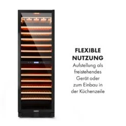 Vinovilla Grande 162 Built-in Duo Onyx Weinkühlschrank 425 Ltr 162 Fl. -Klarstein 10034157 de 0003 logo