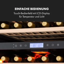 Vinovilla Grande 162 Built-in Duo Onyx Weinkühlschrank 425 Ltr 162 Fl. -Klarstein 10034157 de 0006 logo