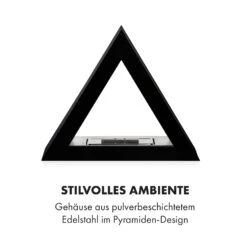 Phantasma Gizeh Ethanol-Kamin Rauchfrei Edelstahl-Brenner 600ml 4h -Klarstein 10034159 de 0007 logo