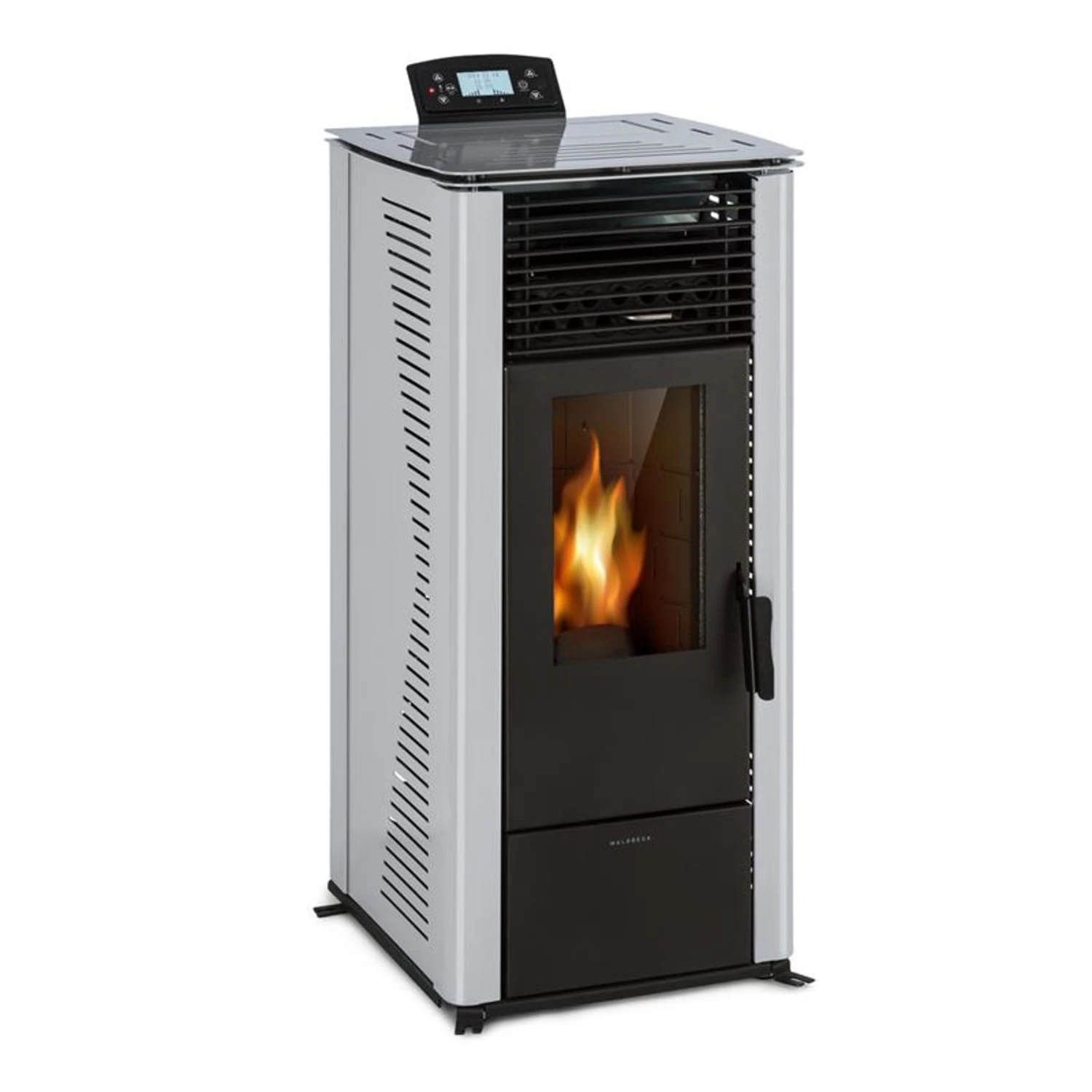 Energiewende Pelletofen 5/10 KW 5 Stufen Timer 18kg 250m³ Fernbedienung Grau 3 Energiewende Pelletofen 5/10 KW 5 Stufen Timer 18kg 250m³ Fernbedienung Grau