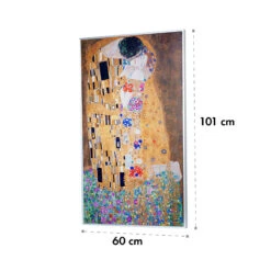 Wonderwall Air Art Kuss Infrarotheizung 101x60cm 600W Fernbedienung -Klarstein 10034238 yy 0010 logo