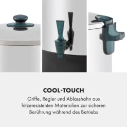 KonfiStar 40 Digital Einkocher Getränkespender 2500W 40L 100°C 180min 16 KonfiStar 40 Digital Einkocher Getränkespender 2500W 40L 100°C 180min -Klarstein 10034239 de 0005 logo