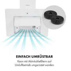 Sofia 60 Dunstabzugshaube Kopffrei 300 M³/h Touch-Control Glasfront 17 Sofia 60 Dunstabzugshaube Kopffrei 300 M³/h Touch-Control Glasfront -Klarstein 10034259 de 0006 logo