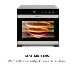 Flavour Dry Dörrautomat Temperatur: 35 - 75 °C Digitaler Thermostat 13 Flavour Dry Dörrautomat Temperatur: 35 - 75 °C Digitaler Thermostat -Klarstein 10034423 yy 0004 logo Klarstein Flavour Dry Doerrautomat schwarz