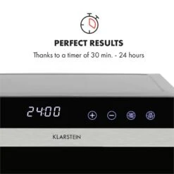 Flavour Dry Dörrautomat Temperatur: 35 - 75 °C Digitaler Thermostat 15 Flavour Dry Dörrautomat Temperatur: 35 - 75 °C Digitaler Thermostat -Klarstein 10034423 yy 0006 logo Klarstein Flavour Dry Doerrautomat schwarz
