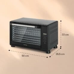 Mega Jerky Dörrautomat 650W 35-80°C LC-Touch-Display Timer 8 Ebenen -Klarstein 10034439 yy 0006 logo