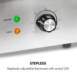 Grillmeile 3000R Elektrogrill 3000W Platte 54,5x35cm Geriffelt -Klarstein 10034449 yy 0003 logo Klarstein Grillmeile 3000R Pro Grill geriffelt