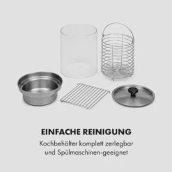 Wurstfabrik 450 Hot Dog Maker 450W 5L 30-100°C Glas Edelstahl 18 Wurstfabrik 450 Hot Dog Maker 450W 5L 30-100°C Glas Edelstahl -Klarstein 10034450 de 0008 logo