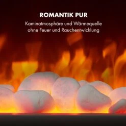 Studio 1 Elektrischer Kamin 1000/2000W LED 10-30 °C Wochentimer -Klarstein 10034486 de 0004 logo