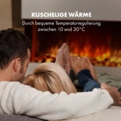 Studio 1 Elektrischer Kamin 1000/2000W LED 10-30 °C Wochentimer -Klarstein 10034486 de 0007 logo