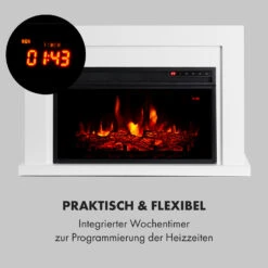 Blanca Elektrischer Kamin 1000/2000W LED 10-30 °C Wochentimer 15 Blanca Elektrischer Kamin 1000/2000W LED 10-30 °C Wochentimer -Klarstein 10034487 de 0005 logo