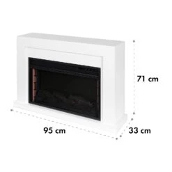 Blanca Elektrischer Kamin 1000/2000W LED 10-30 °C Wochentimer 19 Blanca Elektrischer Kamin 1000/2000W LED 10-30 °C Wochentimer -Klarstein 10034487 yy 0009 dimensions