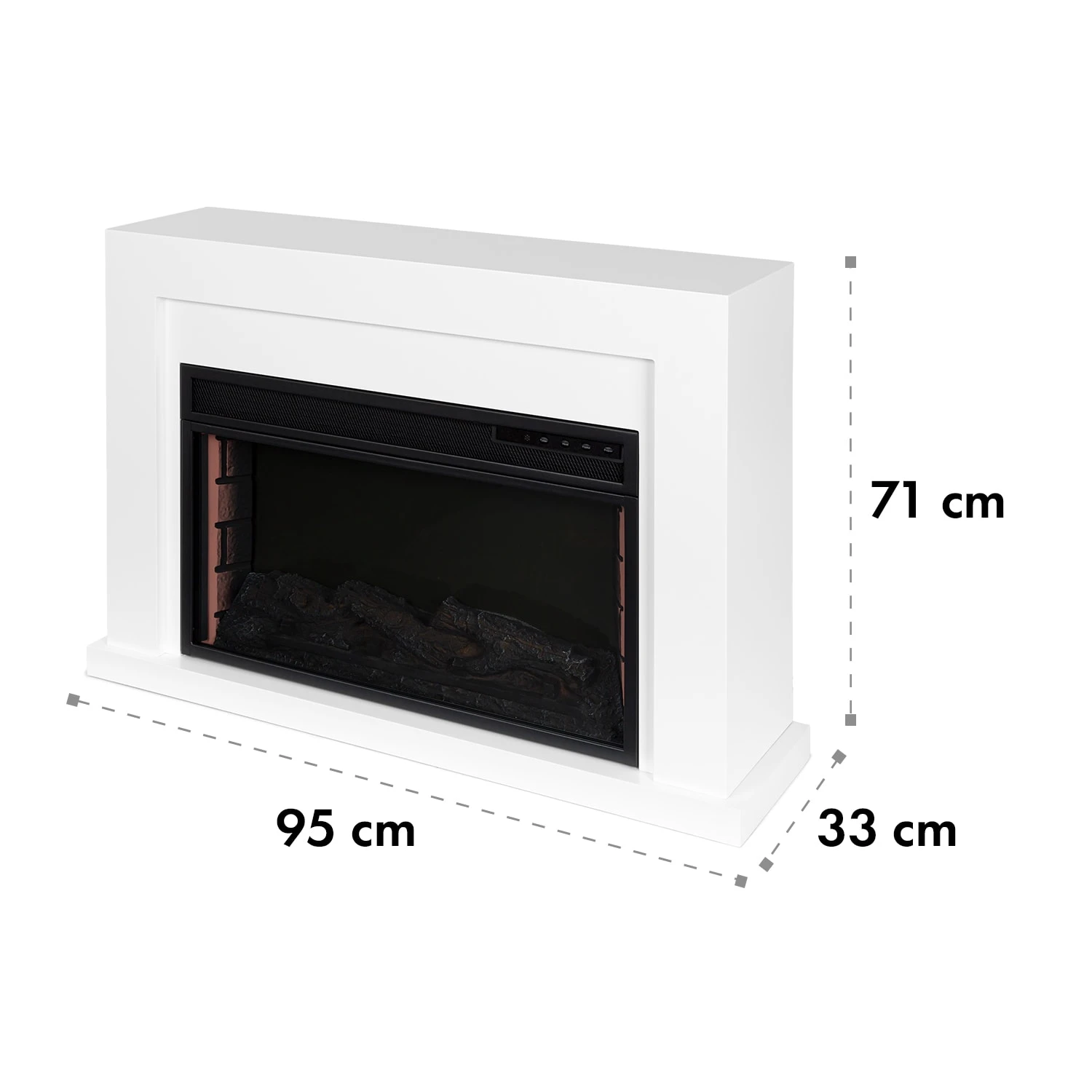 Blanca Elektrischer Kamin 1000/2000W LED 10-30 °C Wochentimer 11 Blanca Elektrischer Kamin 1000/2000W LED 10-30 °C Wochentimer – Bild 9