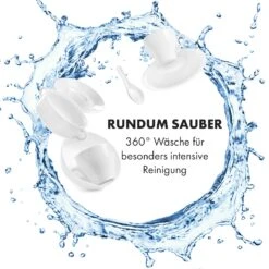 Azuria Geschirrspülmaschine 1380W 6,5L 6 Gedecke Schwarze Glasfront -Klarstein 10034510 de 0006 logo