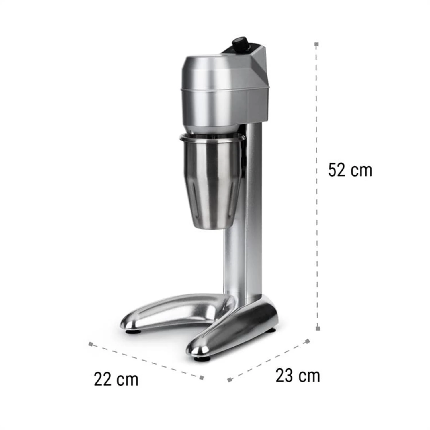 Kraftprotz Milchshake-Mixer Proteinshake 300W Stufenlos Edelstahl 11 Kraftprotz Milchshake-Mixer Proteinshake 300W Stufenlos Edelstahl – Bild 9