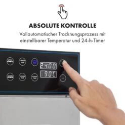 Master Jerky 300 Dörrautomat 2000W 40-90 °C 24h-Timer Edelstahl Silber 12 Master Jerky 300 Dörrautomat 2000W 40-90 °C 24h-Timer Edelstahl Silber -Klarstein 10034544 de 0003 logo