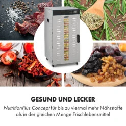 Master Jerky 300 Dörrautomat 2000W 40-90 °C 24h-Timer Edelstahl Silber 14 Master Jerky 300 Dörrautomat 2000W 40-90 °C 24h-Timer Edelstahl Silber -Klarstein 10034544 de 0005 logo