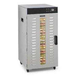 Master Jerky 300 Dörrautomat 2000W 40-90 °C 24h-Timer Edelstahl Silber