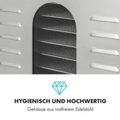 Master Jerky 500 Dörrautomat 3000W 40-90 °C 24h-Timer Edelstahl Silber -Klarstein 10034545 de 0007 logo