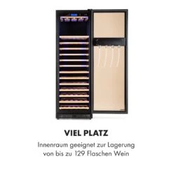 First Class 129 Weinkühlschrank 4 Dispenser 129Fl 5-22°C Touch Glastür -Klarstein 10034565 de 0005 logo