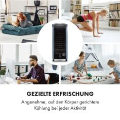 Maxfresh Ocean Ventilator Luftkühler 6L 65W Fernbedienung 2x Eispack -Klarstein 10034640 de 0003 logo