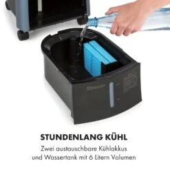 Maxfresh Ocean Ventilator Luftkühler 6L 65W Fernbedienung 2x Eispack -Klarstein 10034640 de 0005 logo