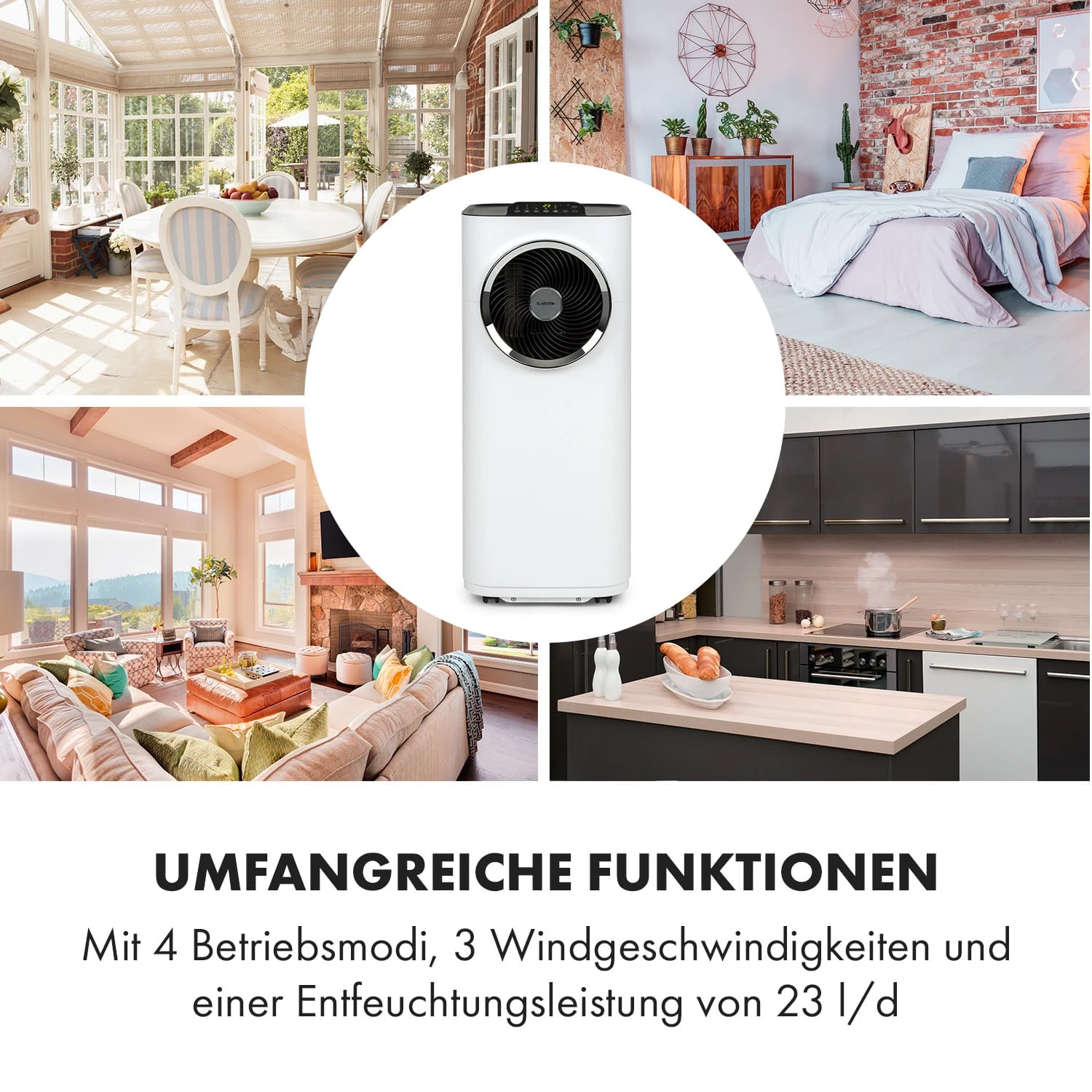 Klarstein Kraftwerk Smart 12K Klimaanlage 3-in-1 12000 BTU App 8 Klarstein Kraftwerk Smart 12K Klimaanlage 3-in-1 12000 BTU App – Bild 6