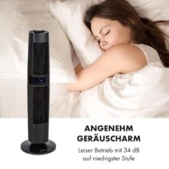 Twister Turmventilator 45 W | 343 M³/h Oszillation Touch Fernbedienung 16 Twister Turmventilator 45 W | 343 M³/h Oszillation Touch Fernbedienung -Klarstein 10034669 de 0006 logo