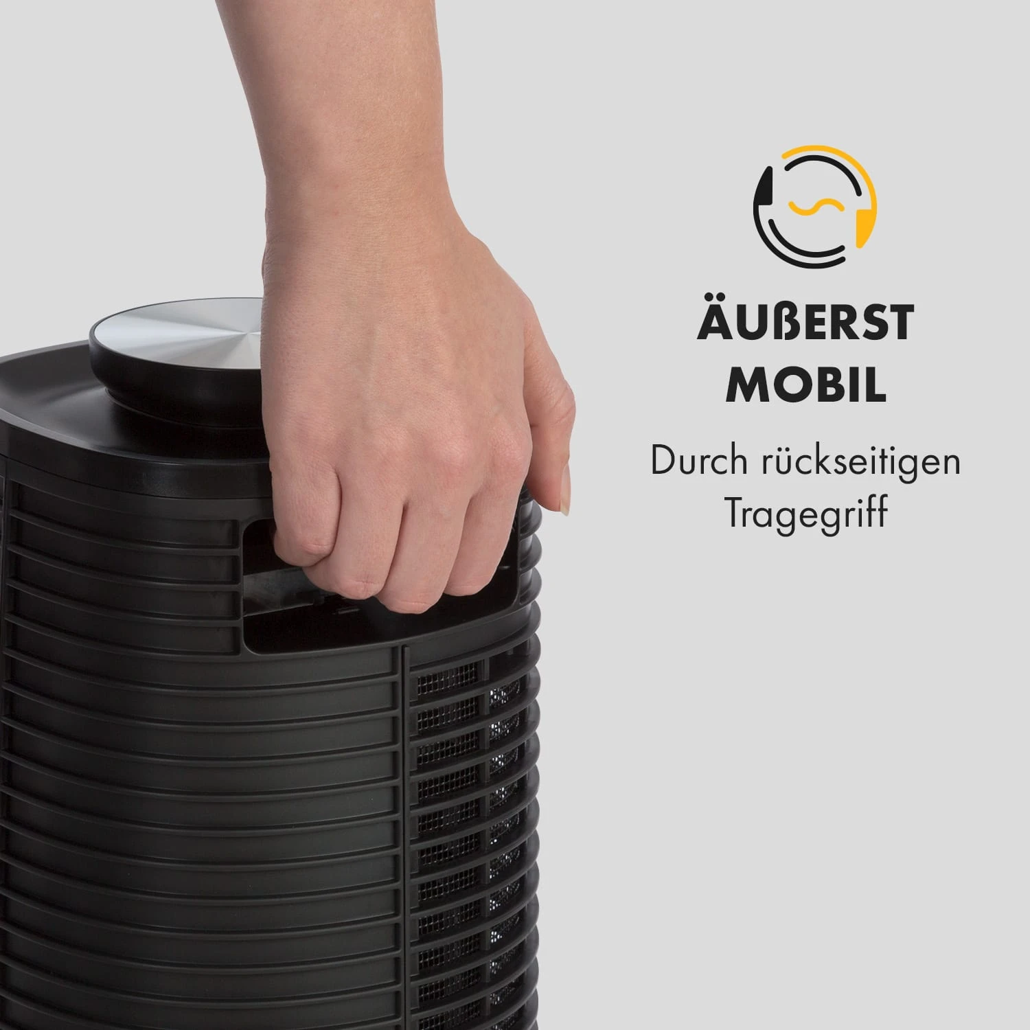 Twister Turmventilator 45 W | 343 M³/h Oszillation Touch Fernbedienung 9 Twister Turmventilator 45 W | 343 M³/h Oszillation Touch Fernbedienung – Bild 7