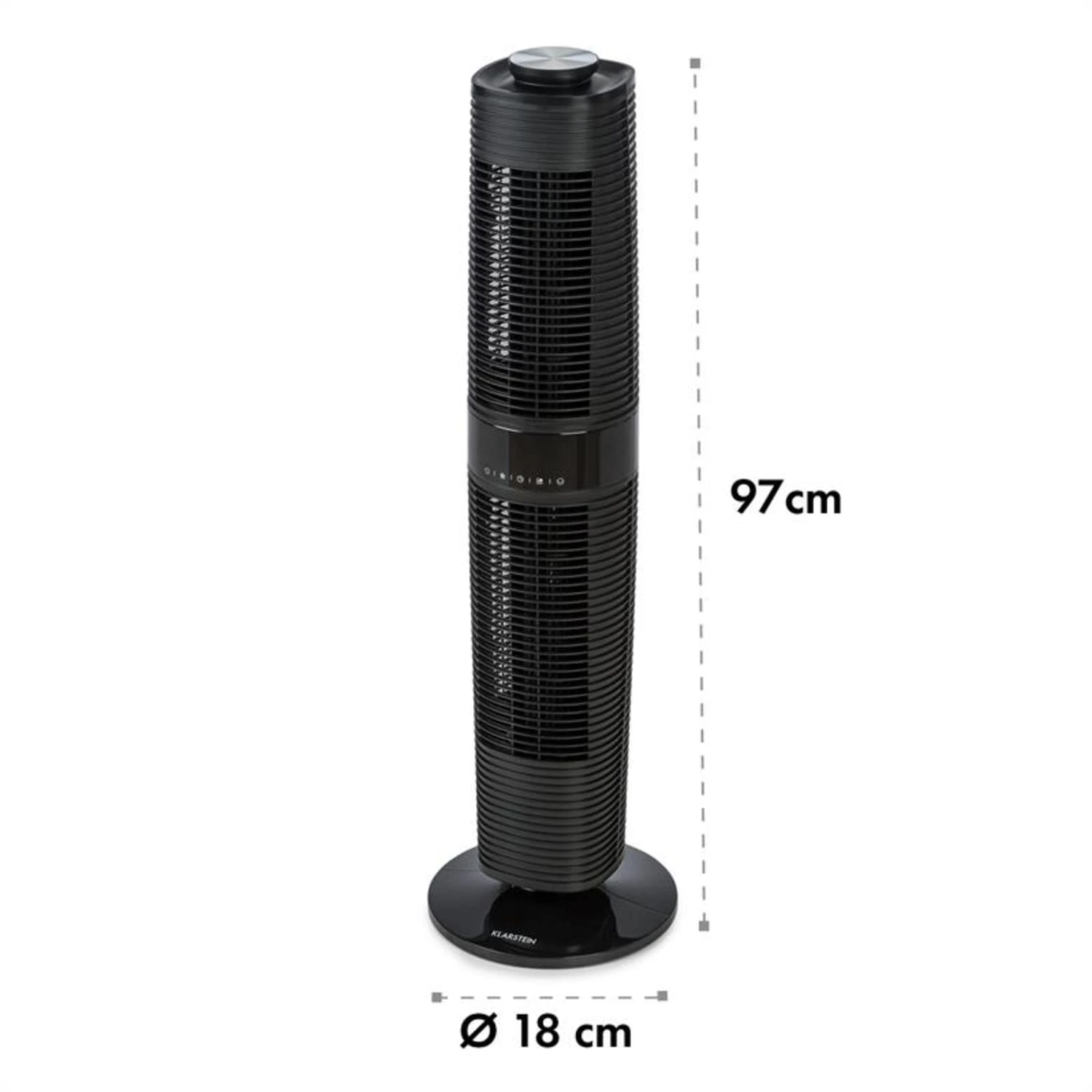 Twister Turmventilator 45 W | 343 M³/h Oszillation Touch Fernbedienung 10 Twister Turmventilator 45 W | 343 M³/h Oszillation Touch Fernbedienung – Bild 8