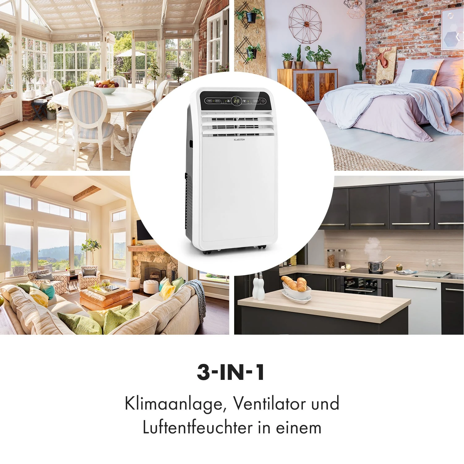 Metrobreeze New York 7k Mobile Klimaanlage 2,05kW 7000BTU EEC A Fernbedienung 5 Metrobreeze New York 7k Mobile Klimaanlage 2,05kW 7000BTU EEC A Fernbedienung – Bild 3