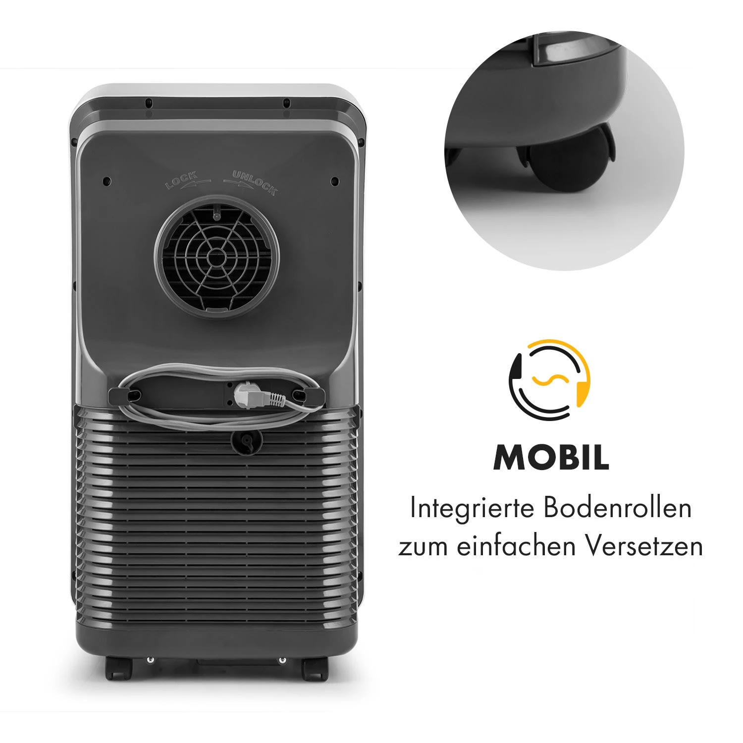 Metrobreeze New York 7k Mobile Klimaanlage 2,05kW 7000BTU EEC A Fernbedienung 6 Metrobreeze New York 7k Mobile Klimaanlage 2,05kW 7000BTU EEC A Fernbedienung – Bild 4