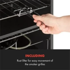 Flintstone Räucherofen 1600W Thermometer Edelstahl Elektrisch 18 Flintstone Räucherofen 1600W Thermometer Edelstahl Elektrisch -Klarstein 10034702 yy 0007 logo Klarstein NES C16