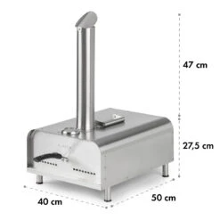 Diavolo Pizza-Pelletofen Inkl. Pizzastein Thermometer Edelstahl -Klarstein 10034709 yy 0010 logo
