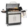 Tomahawk Gasgrill 5x3,6 KW + 2,7 KW Brenner 80x43,5 Cm Grill Edelstahl -Klarstein 10034712 yy 0001 titel