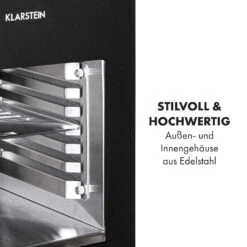 Hannibal Hochtemperaturgrill Indoor 2.200W 850°C Edelstahl Schwarz -Klarstein 10034804 de 0007 logo