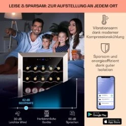 Coachella 60 Kühlschrank 60 Liter WiFi-Funktion Hintergrundbeleuchtung -Klarstein 10034821 de 0003 usp