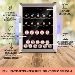 Coachella 60 Kühlschrank 60 Liter WiFi-Funktion Hintergrundbeleuchtung -Klarstein 10034821 de 0005 usp