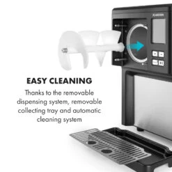 Sweet Sundae Eiscrememaschine Kompressor 1,5l Edelstahl Schwarz -Klarstein 10034911 uk 0008 logo Klarstein Sahnehaeubchen Eiscrememaschine schwarz