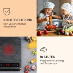 InnoChef Induktionskochfeld 3400W Touch Control Glaskeramik 13 InnoChef Induktionskochfeld 3400W Touch Control Glaskeramik -Klarstein 10034919 de 0005 logo