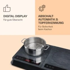 InnoChef Induktionskochfeld 3400W Touch Control Glaskeramik 14 InnoChef Induktionskochfeld 3400W Touch Control Glaskeramik -Klarstein 10034919 de 0006 logo