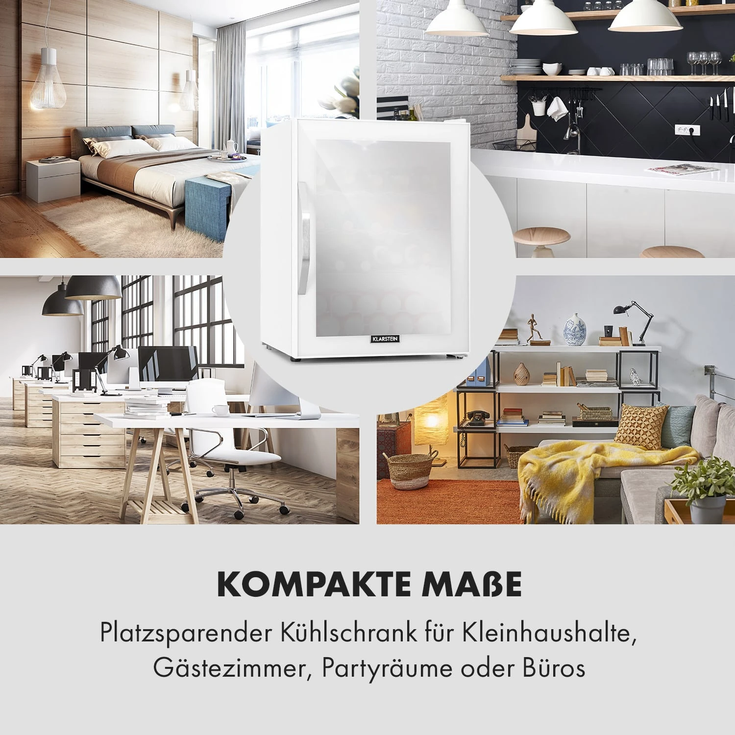 Beersafe XL Quartz Kühlschrank 60 Liter 4 Böden Panoramaglastür 4 Beersafe XL Quartz Kühlschrank 60 Liter 4 Böden Panoramaglastür – Bild 2